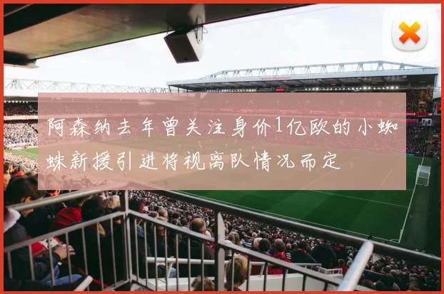 阿森纳去年曾关注身价1亿欧的小蜘蛛新援引进将视离队情况而定